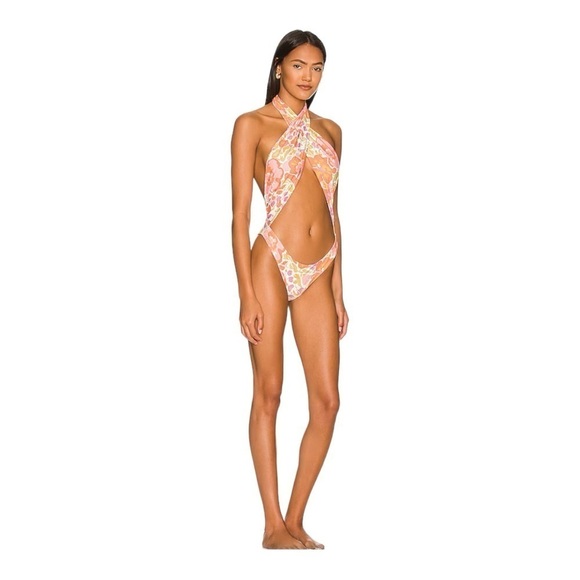 Stone Fox Azalea One-Piece Swimsuit - Bloom NWT - Picture 2 of 6